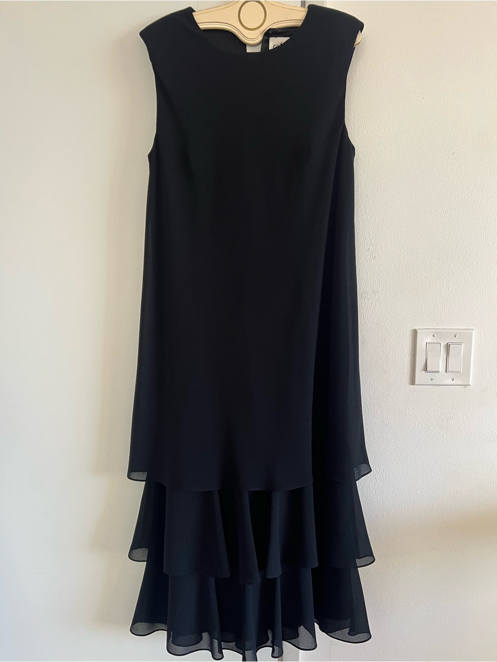 CATTIVA New York Sleeveless Tiered Dress & Jacket • 14